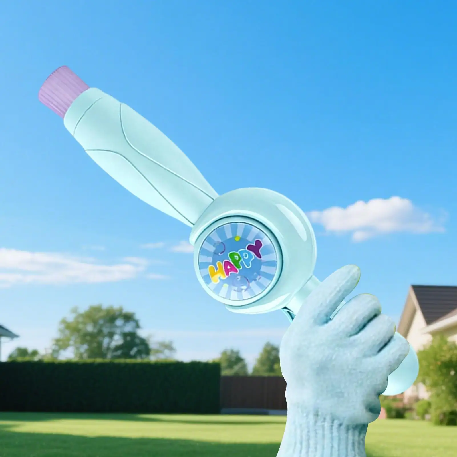 Giocattolo interattivo ricaricabile con bacchetta nebulizzata a bolle con luci colorate Bacchetta magica a bolle per feste di compleanno per bambini dai 3 anni in su