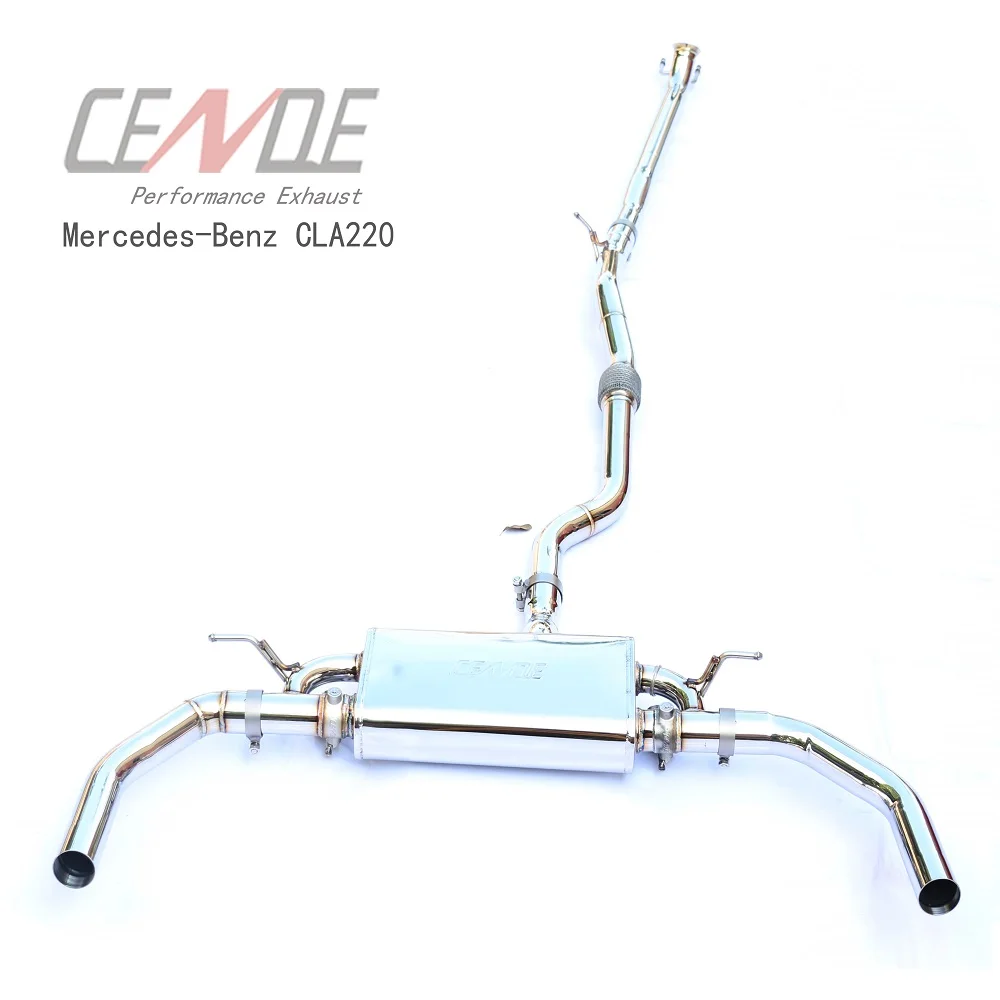 Stainless CENDE Catback Exhaust System for Mercedes Benz CLA200 CLA220