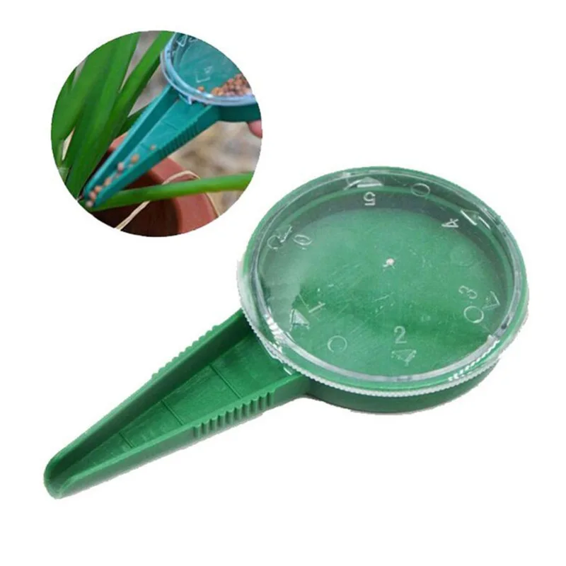 

1pcs Plant Seed Sower 5 File Adjustable Planter Hand Held Flower Grass Plant Seeder Garden Multifunction Seeding Dispenser Tools