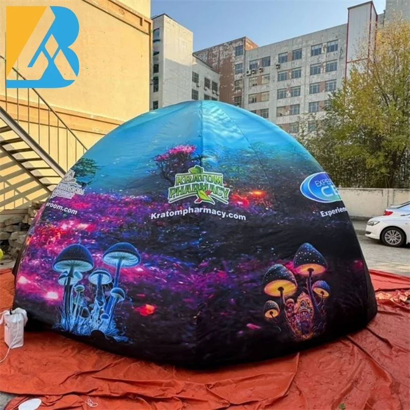 Tienda de campaña de araña inflable grande, impresión personalizada, juguetes para eventos, fiesta al aire libre