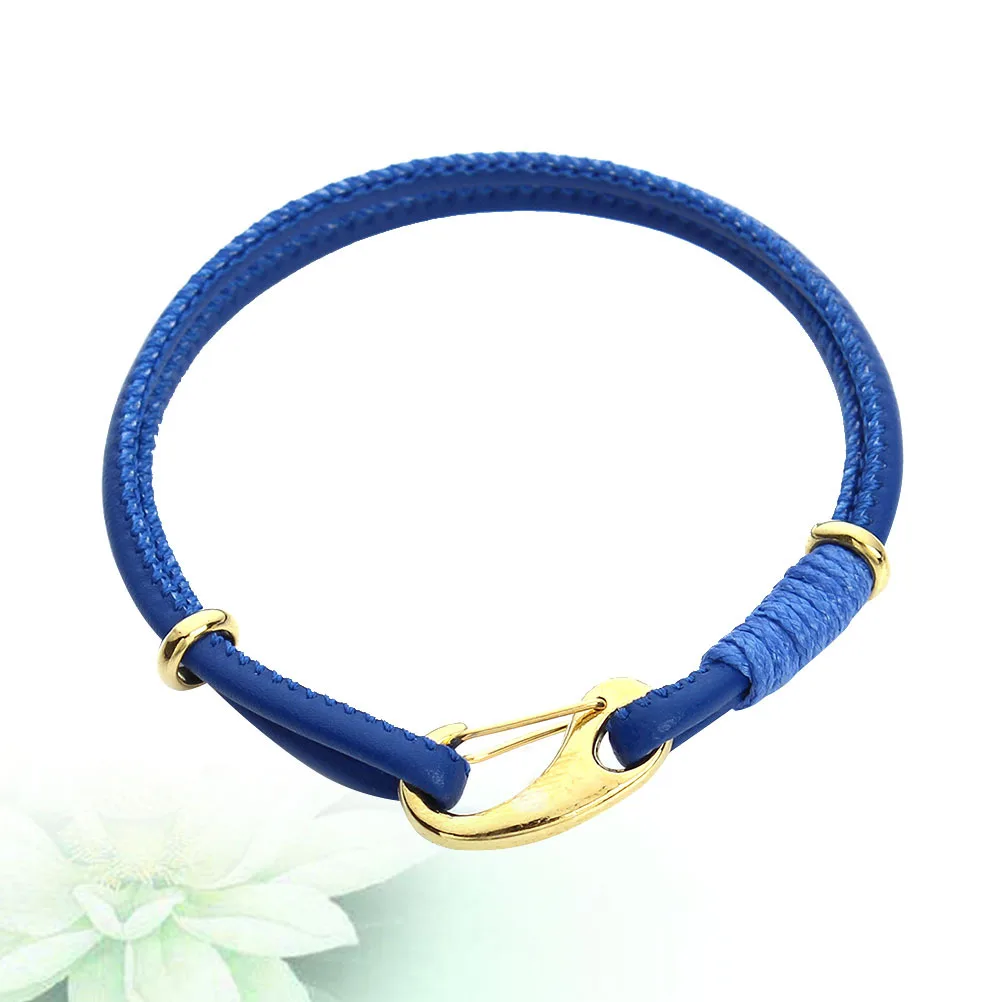 1 قطعة سوار حبلي من جلد الغنم تصميم أنيق مشبك جراد البحر مناسب لسلسلة المعصم اليومية لحفلات الزفاف للنساء #4