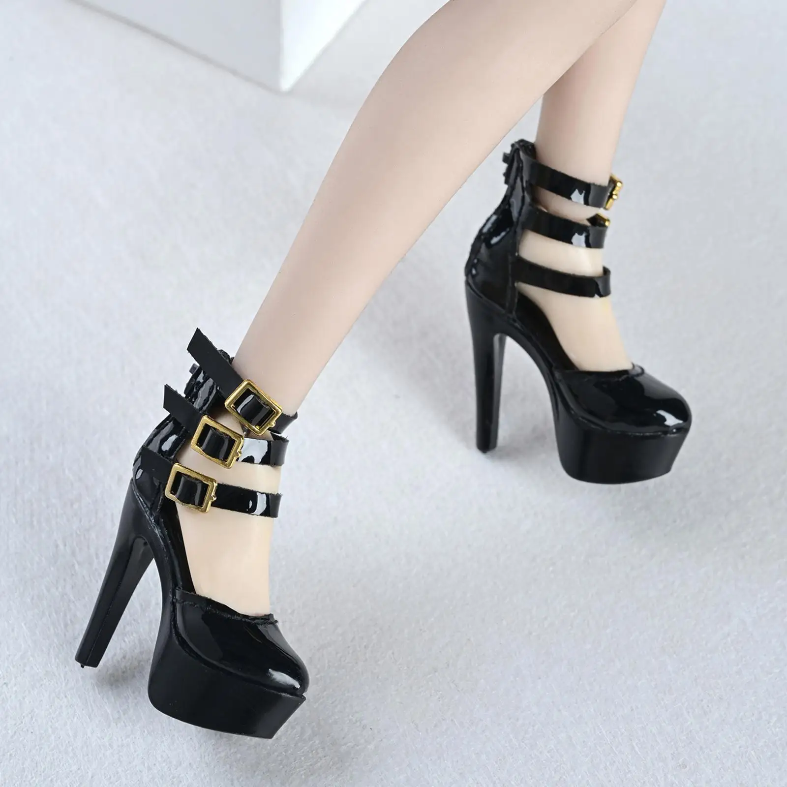 

Ankle Strap Pump PU Material Summer Dress Sandals for 1 6 Doll Clothes