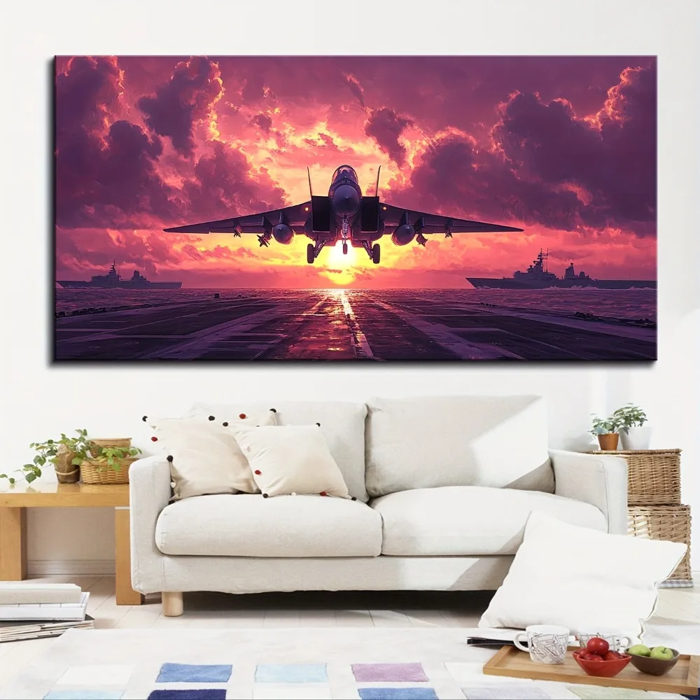 1.5 inch thick pine solid wood frame, wood framed wall decoration, can be hung directly, Vair F4U Corsair poster