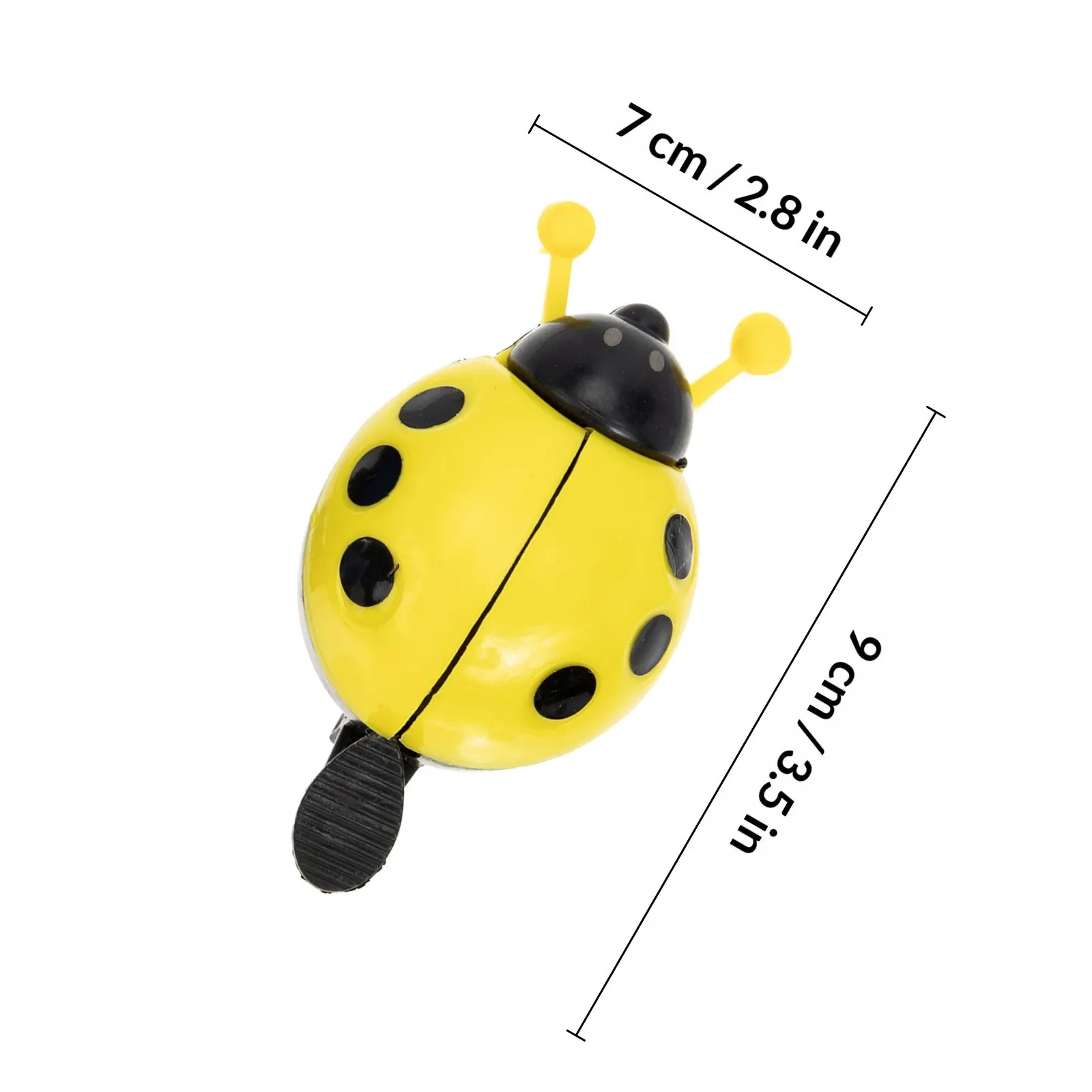 4Pcs Ladybug Design Bike Bells for Kids Loud Clear Ringtone Safety Cycling Accessories Compatible with Children Bicycles