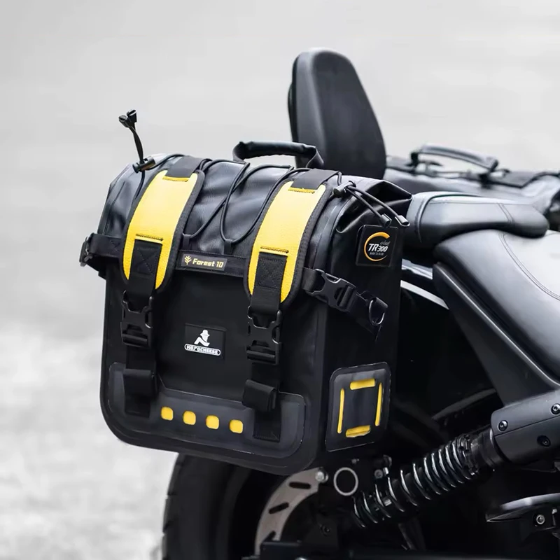 BD チンチラ 350 オートバイサイドバッグオートバイフレームクラッシュバー防水バッグバンパー修理ツール配置バッグ防水