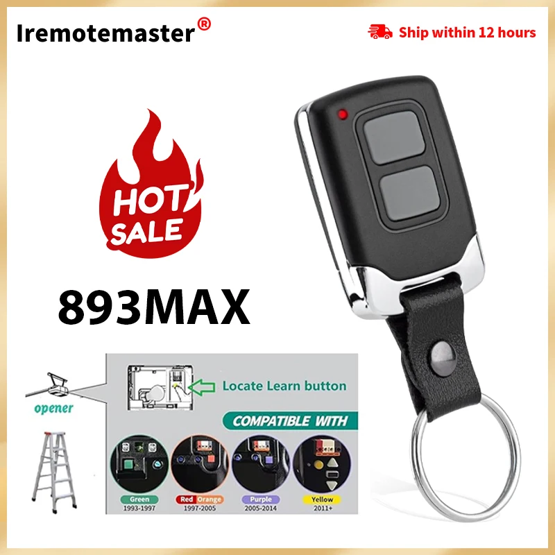 371LM 373LM 971LM 973LM 81LM 83LM 891LM 893LM 893MAX Universal LiftMaster Garage Door Opener Remote