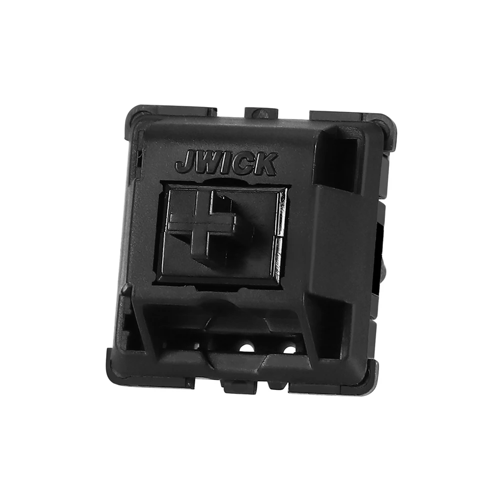 JWICK Black v2 Lubed Switch Linear 5 Pin 42g Actuation 58.5g Bottom Out For MX Mechanical Keyboard Hotswap PCB