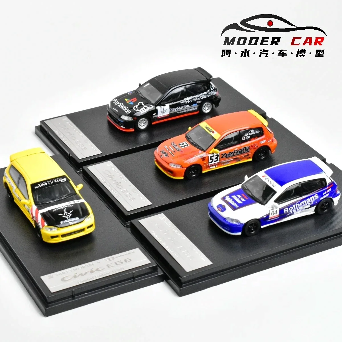 

Литая под давлением модель автомобиля SW 1:64 Civic EG6