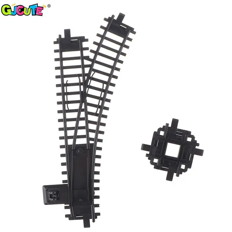 Rail Track Expansion Pack For Railway King Classical Train City Trains Flexible Tracks Straight Curved Rails Building Block Toys