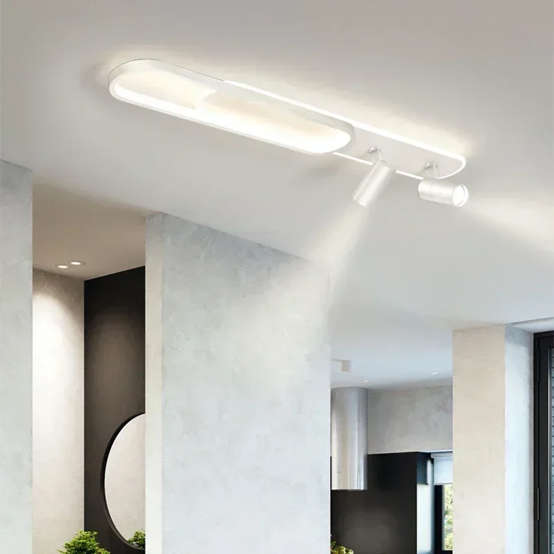 Nordic LED Ceiling Lamps For Living Room Corridor Cloakroom Ceiling Light With Spotlight Chandeliers Home Decor Lighting Fixture