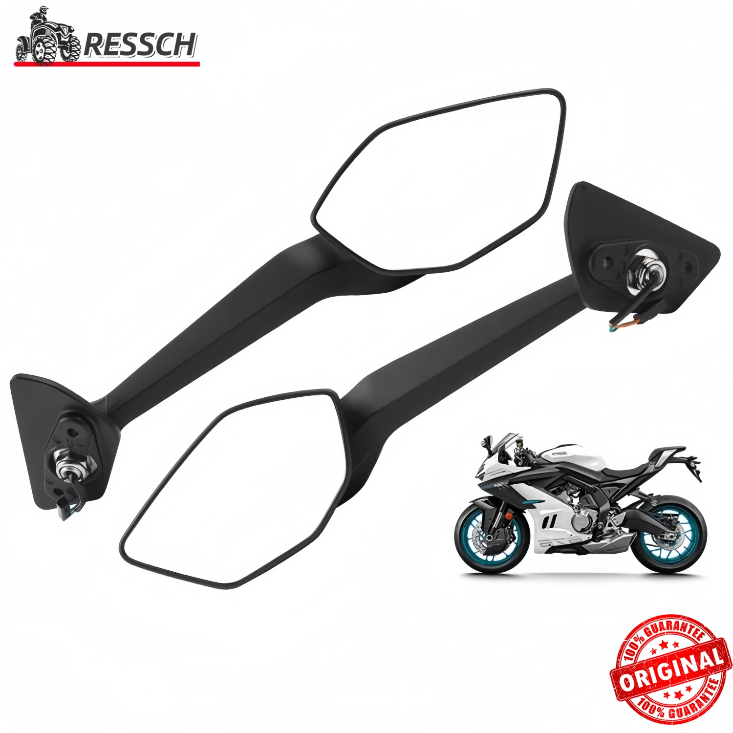 Original Motorcycle Rearview Mirror Reflector Reverse Mirror  for CFMOTO CF 675SR-R CF650-10/10H  6GUV-200100/200200-5600-M1