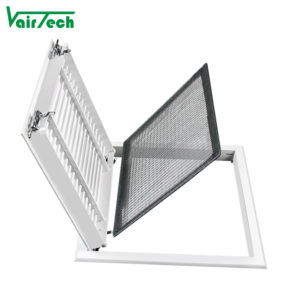 현대식 탈착식 플라스틱 환기구 사각형 환풍구 셔터 HVAC 에어컨용 공기 배출구 18x18인치