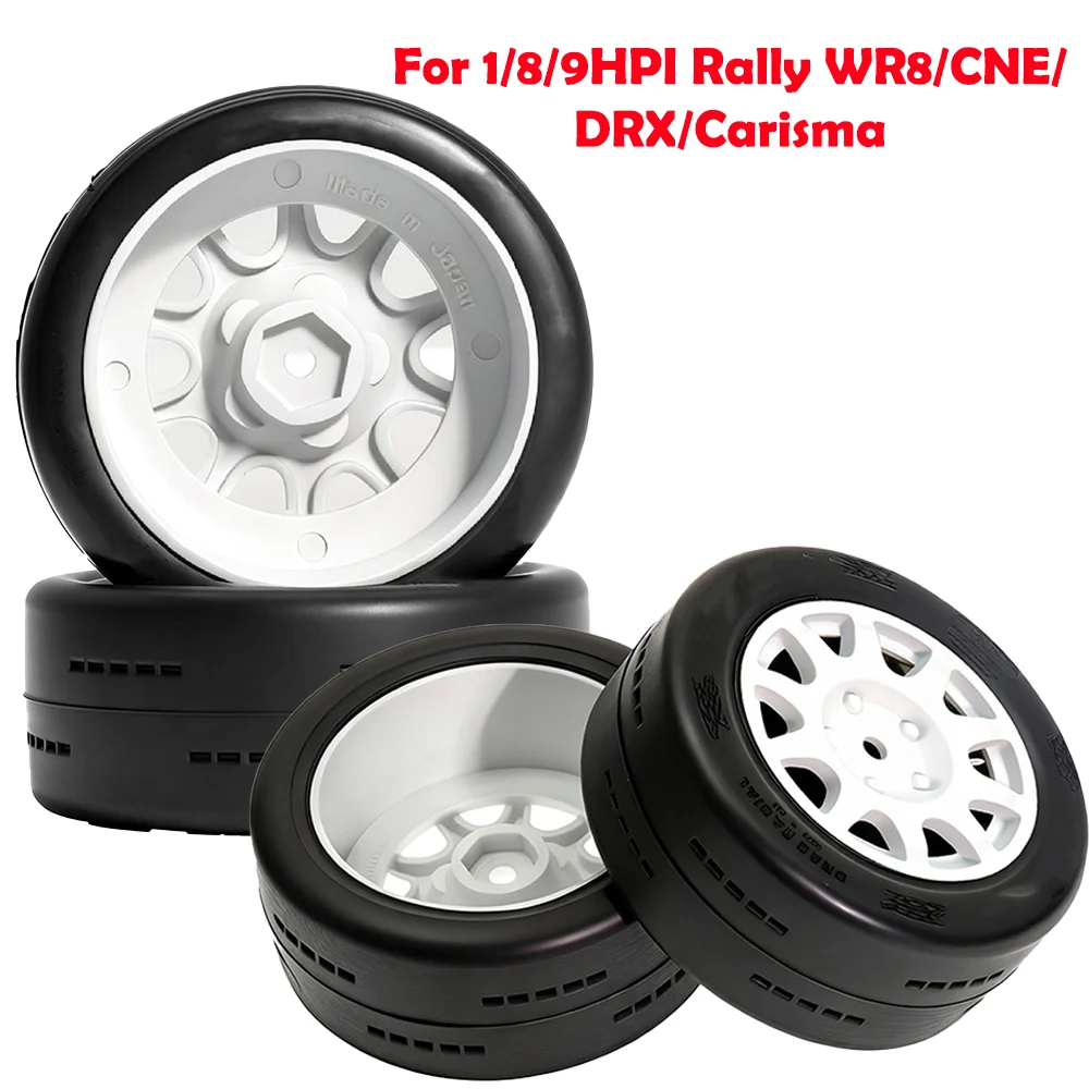 For 1/8/9HPI Rally WR8/CNE/DRX/Carisma Remote Control Tire Set Accessories