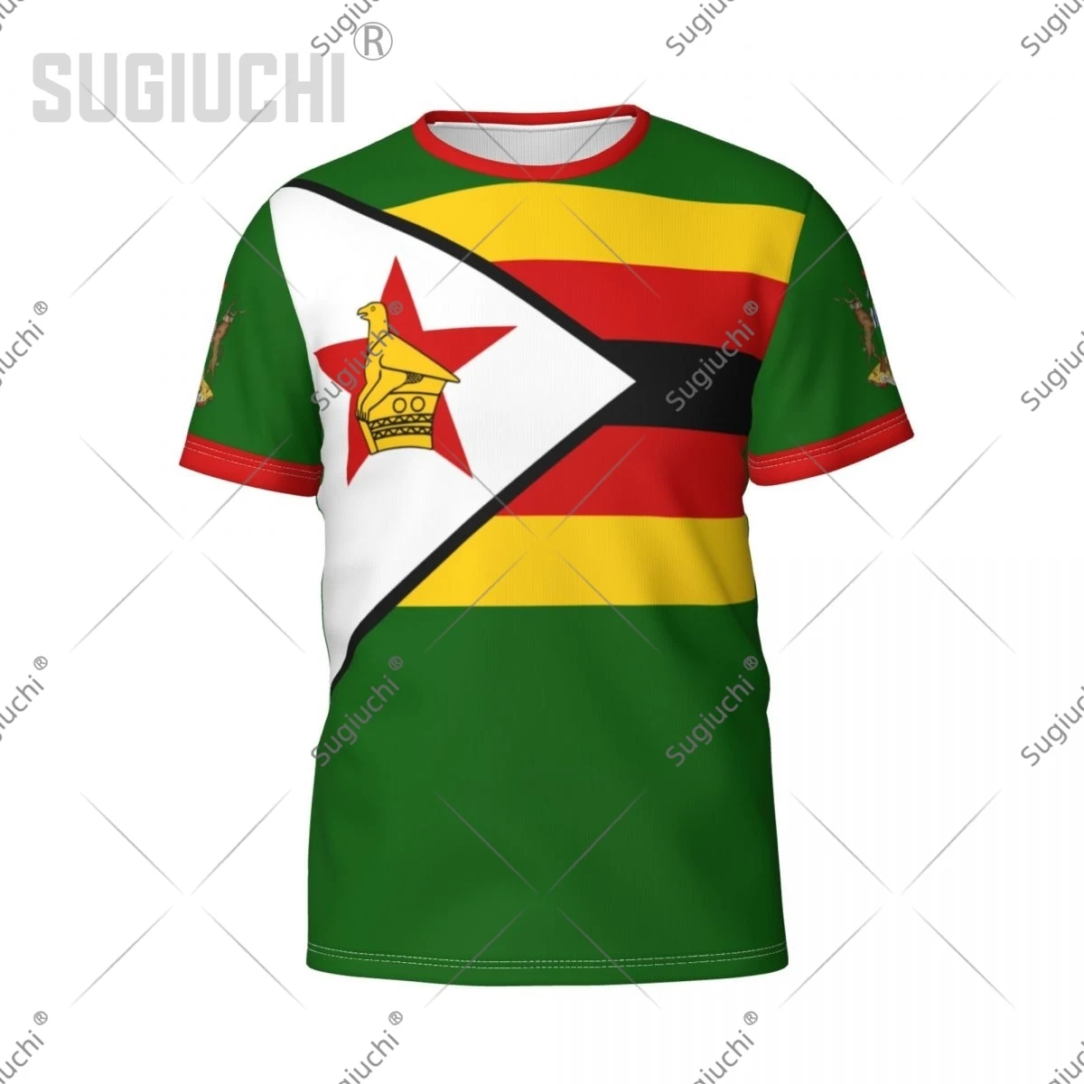 Custom Name Number Zimbabwe Flag Emblem 3D T-shirts For Men Women Tees team Clothes Soccer Football Fans Gift T shirt