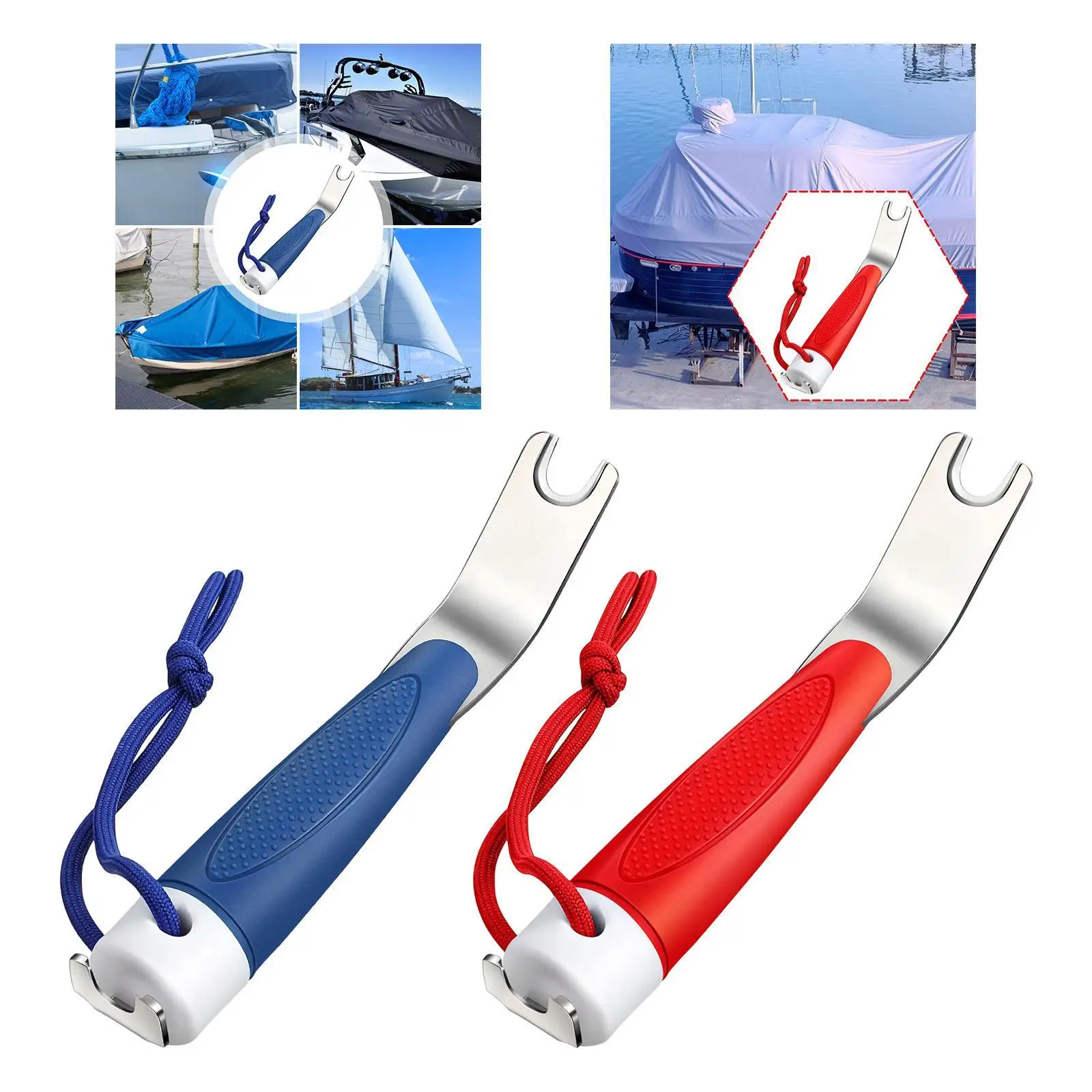 

Металлический чехол для лодки, инструмент с защелкой, противоскользящая ручка, холст, защита, оборудование для обеспечения безопасности лодки, аксессуары для чехлов, брезента