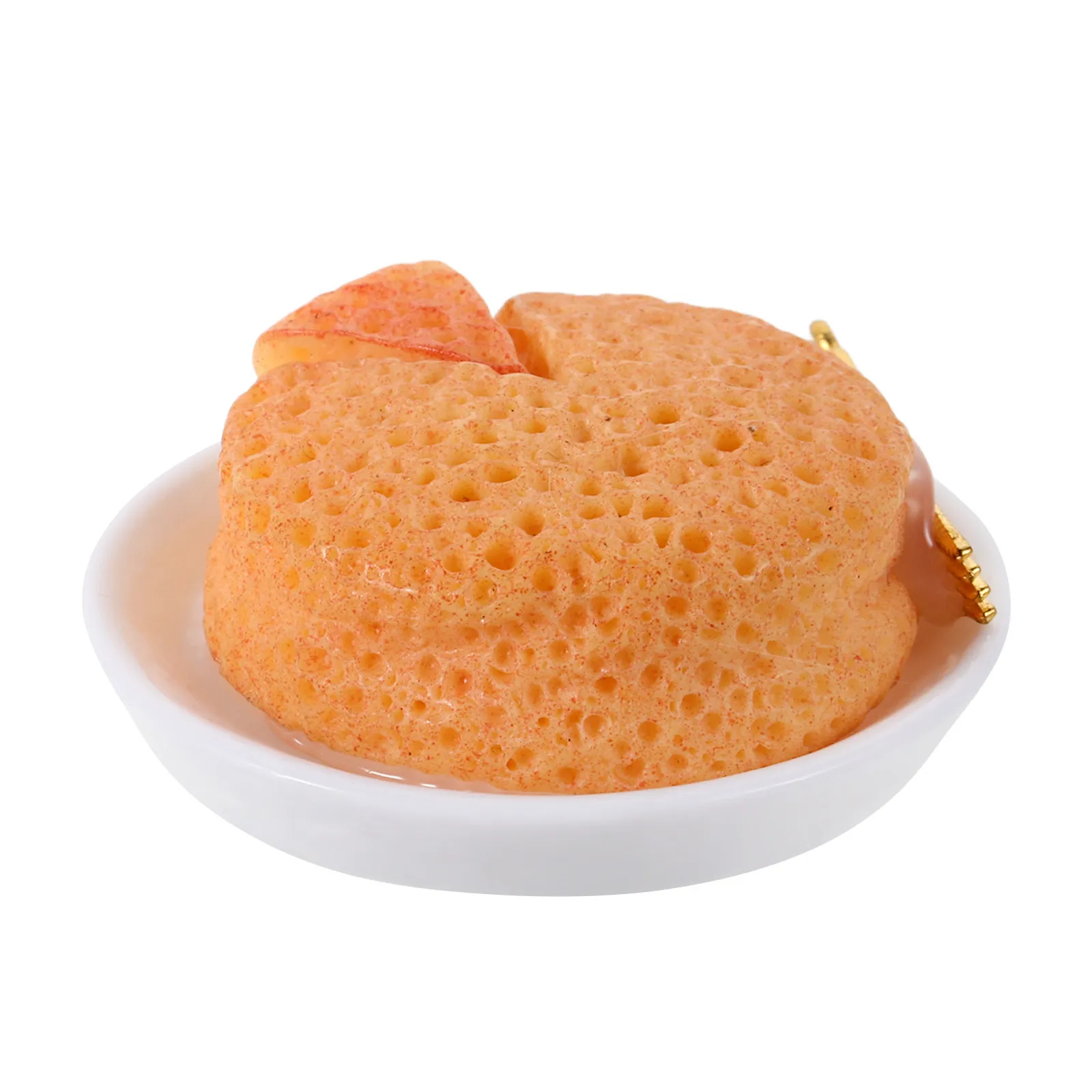 

Miniature Dollhouse Cheesecake Realistic Design Easy Assembly Portable DIY Scene Decoration for Mini Kitchen Bakery