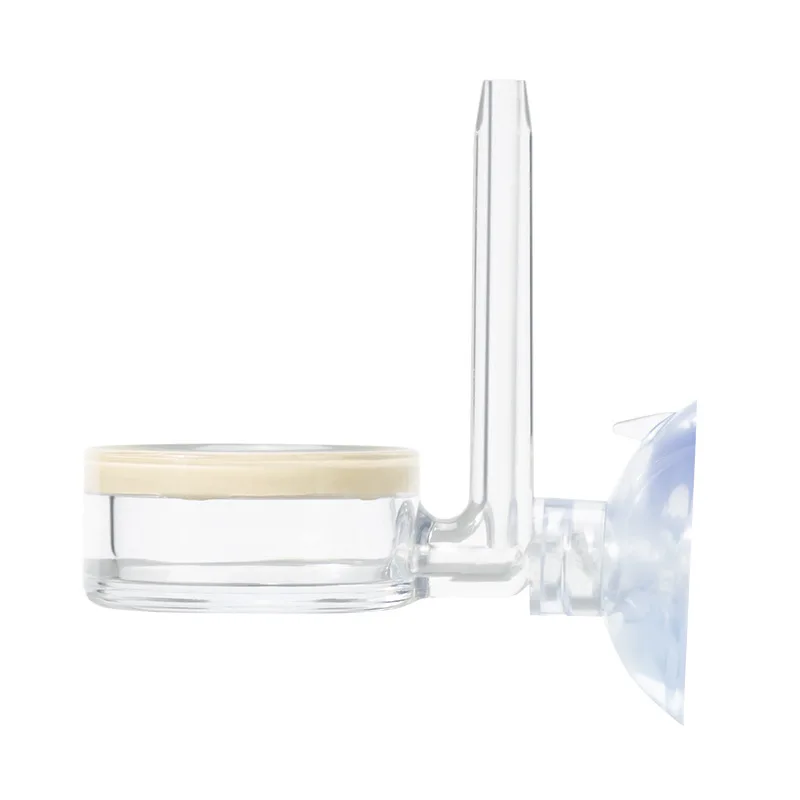 

ZRDR Acrylic CO2 Diffuser | Transparent Aquarium CO2 Atomizer with Ceramic Disc | Fine Mist Bubble Maker for Planted Fish Tank