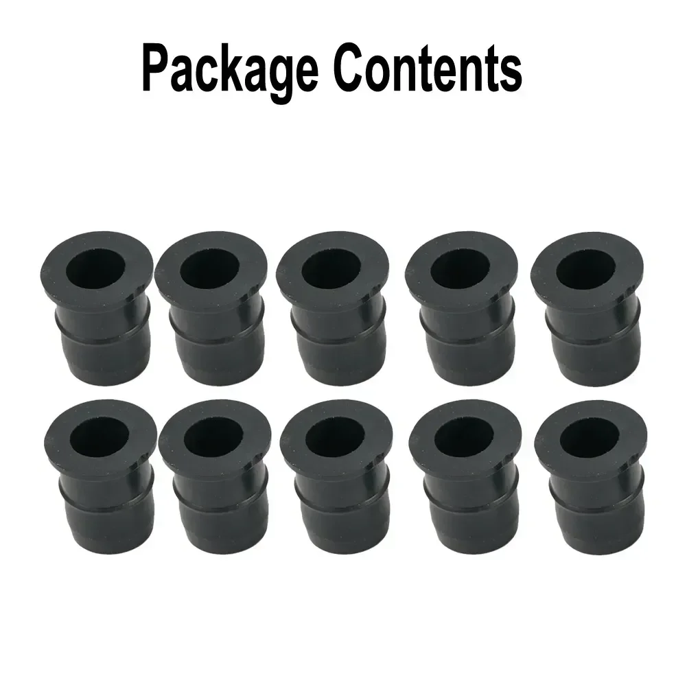 10PCS  Windshield Rubber Rivet Nut With Accessories Rubber Nuts M6 Neoprene Nuts Damper Panel Fixing 6mm