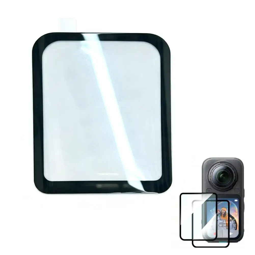 Tempered Glass Screen Protector for Insta360 X6 Action Camera 9H Hardness HD Clear Anti Scratch Bubble Free Touch Sensitive