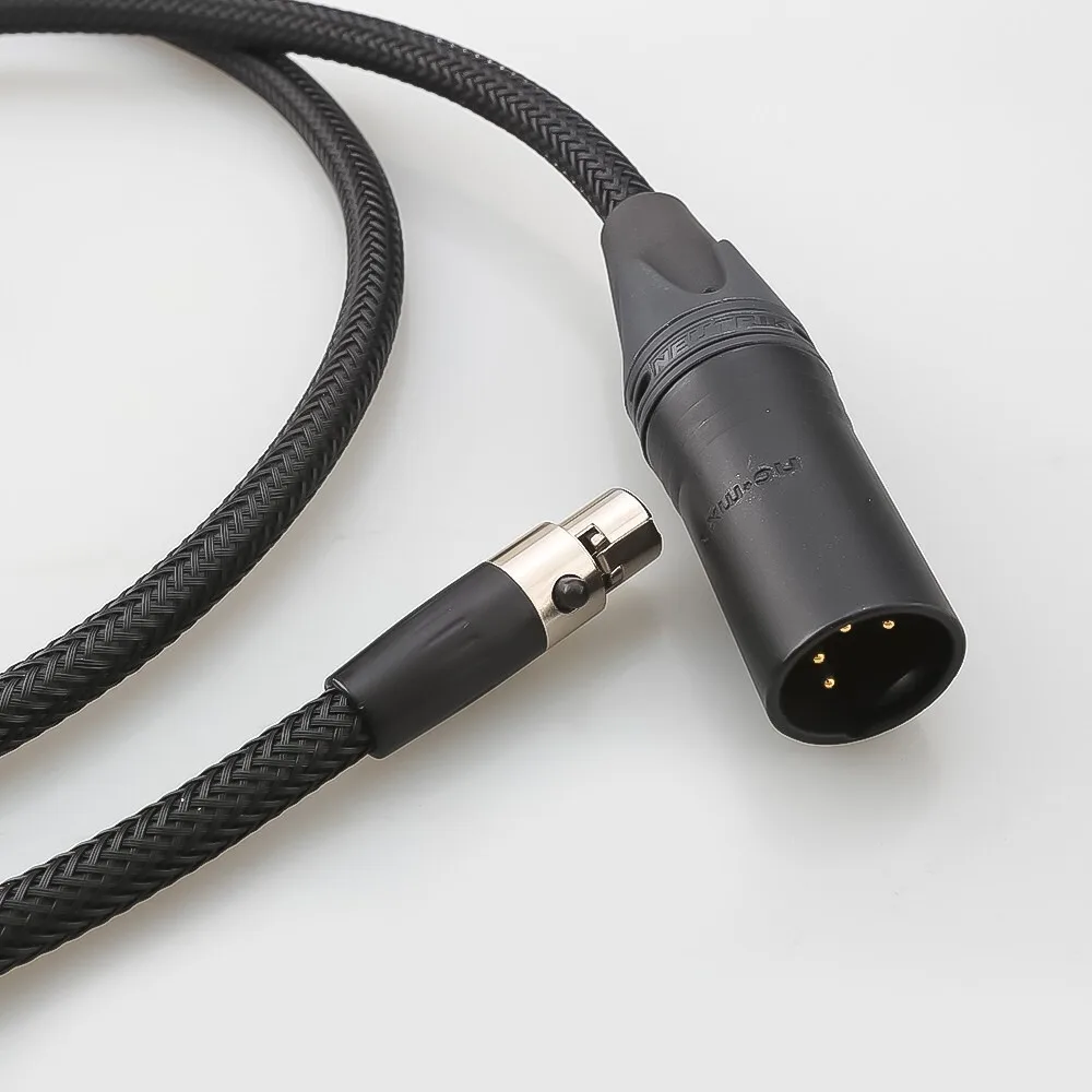 4 Pin XLR Male to Mini 4 Pin XLR Female TA4F Power Cable for TVLogic VFM-055A 056WP 058W ARRI RED Camera Rig