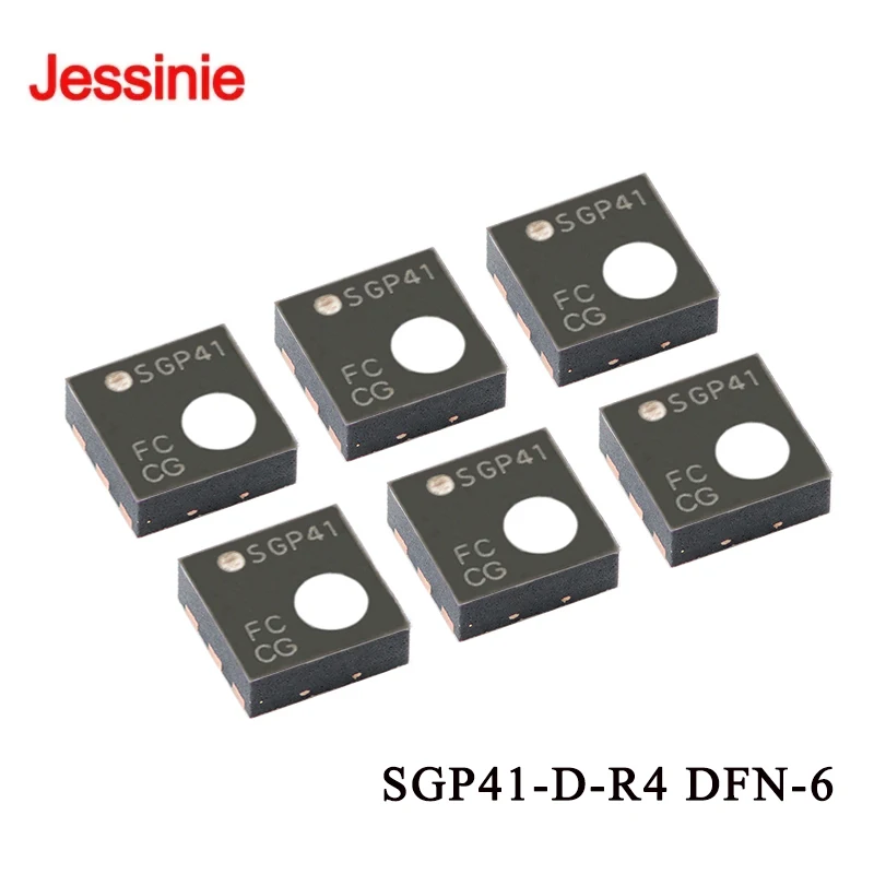 SGP41-D-R4 DFN-6 Digital Gas Sensor Chip VOC and NOx Sensor Air Quality Monitoring I2C Interface