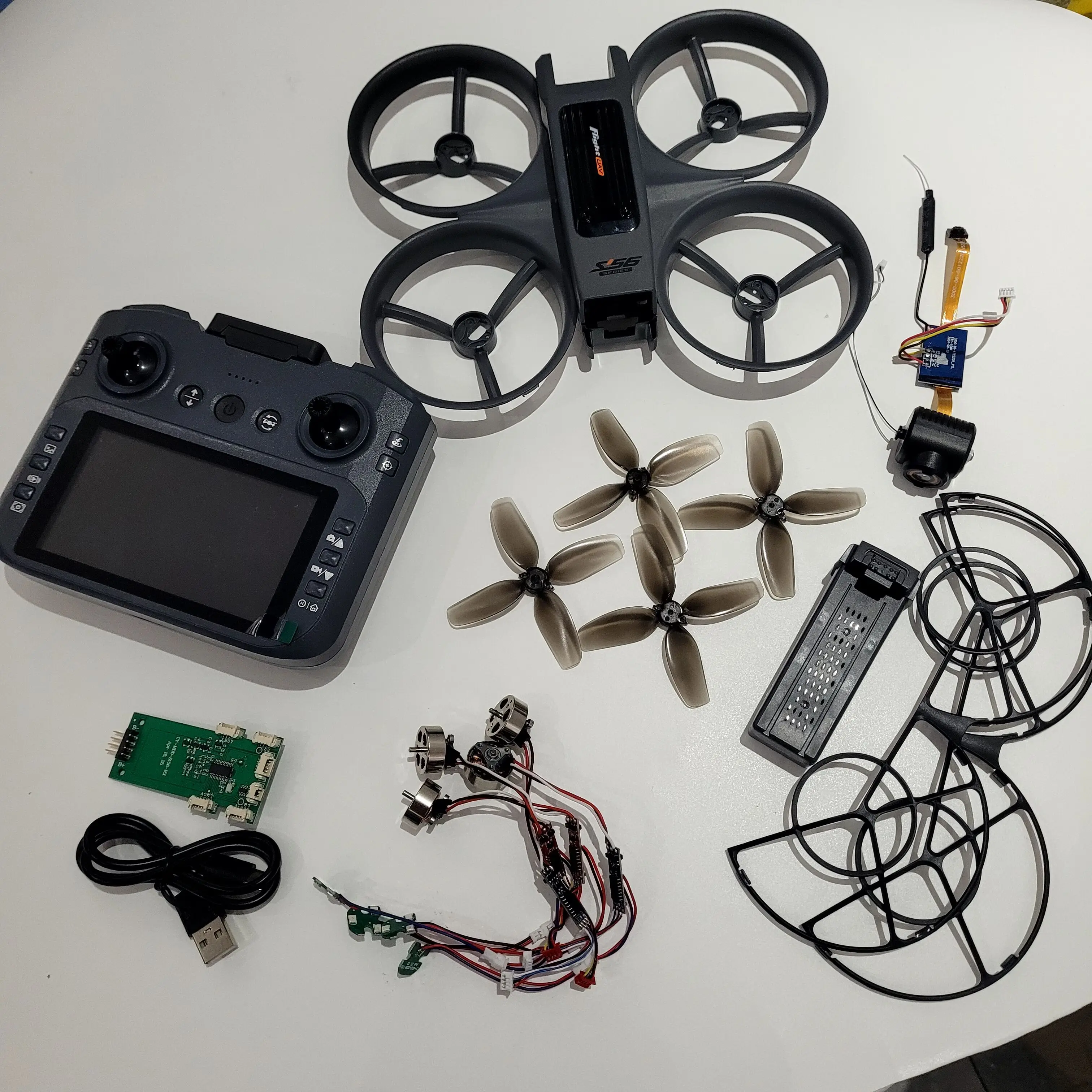 S156 Drone Spare Part Body Shell / Receiver / Remote Controller / Motor / Battery Charger / Propeller Blade / Protection Frame