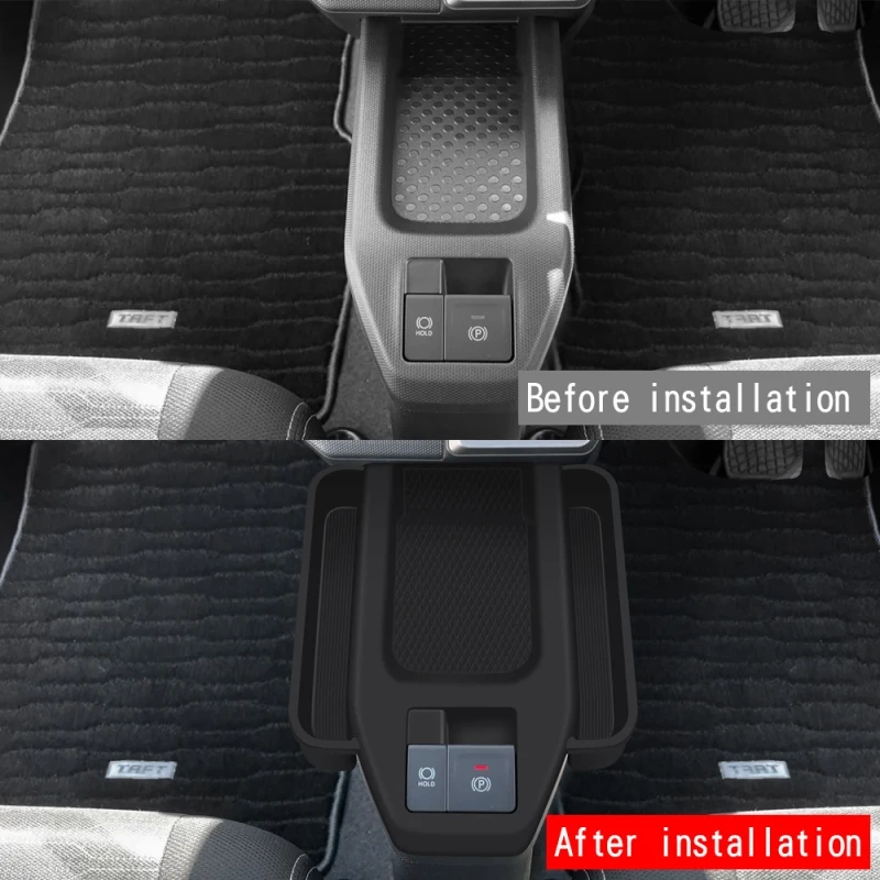 For DAIHATSU TAFT 2024 2025 silicone central control water cup pad 4-door Front cup storage box pocket cover inner Accessories