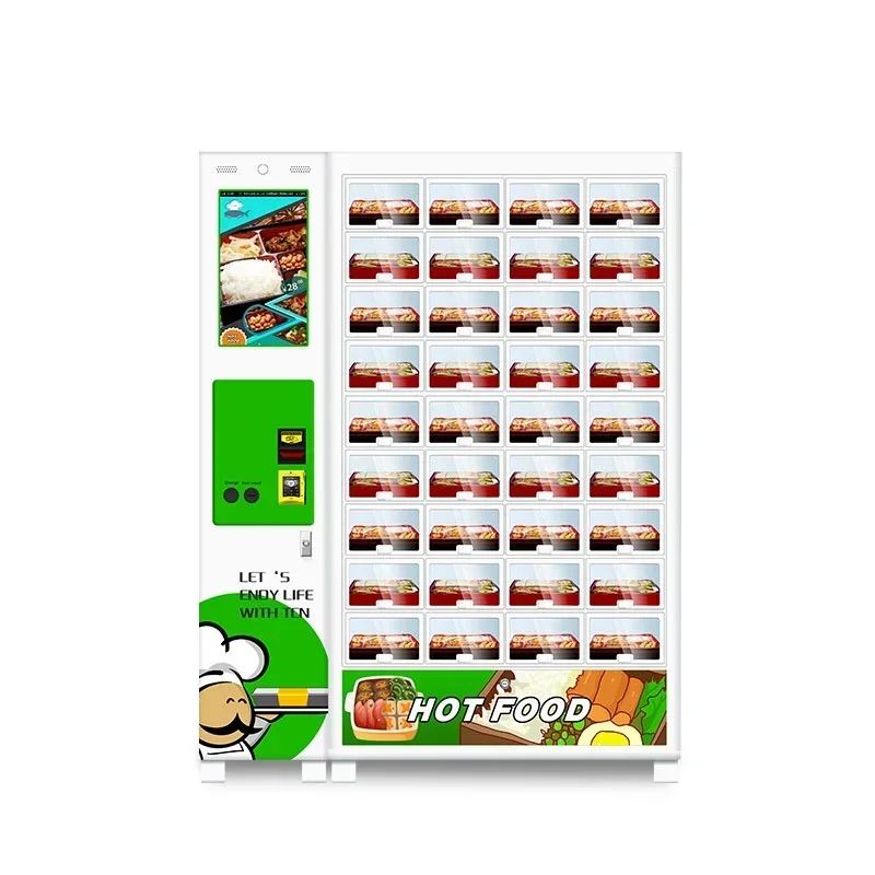 Adhere to quality Smart Locker Vending Machine Snack Warm Food Lunch Box Used Vendor Machines For Sale