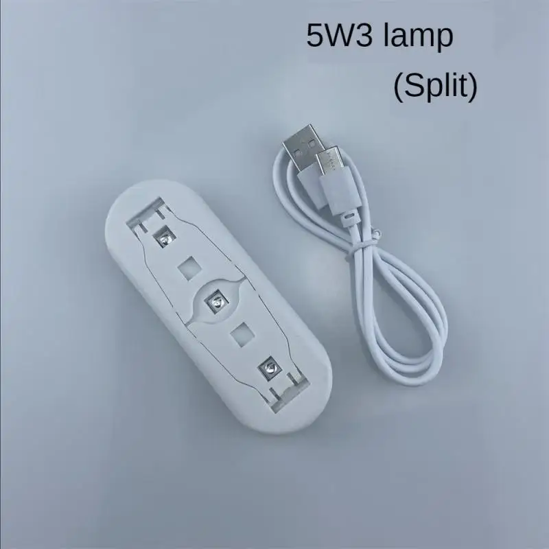 1 SZTUK Mini suszarka do paznokci Micro UV Lampa LED Przenośna maszyna do utwardzania żelu USB Składany lakier do paznokci Szybkie oświetlenie 2