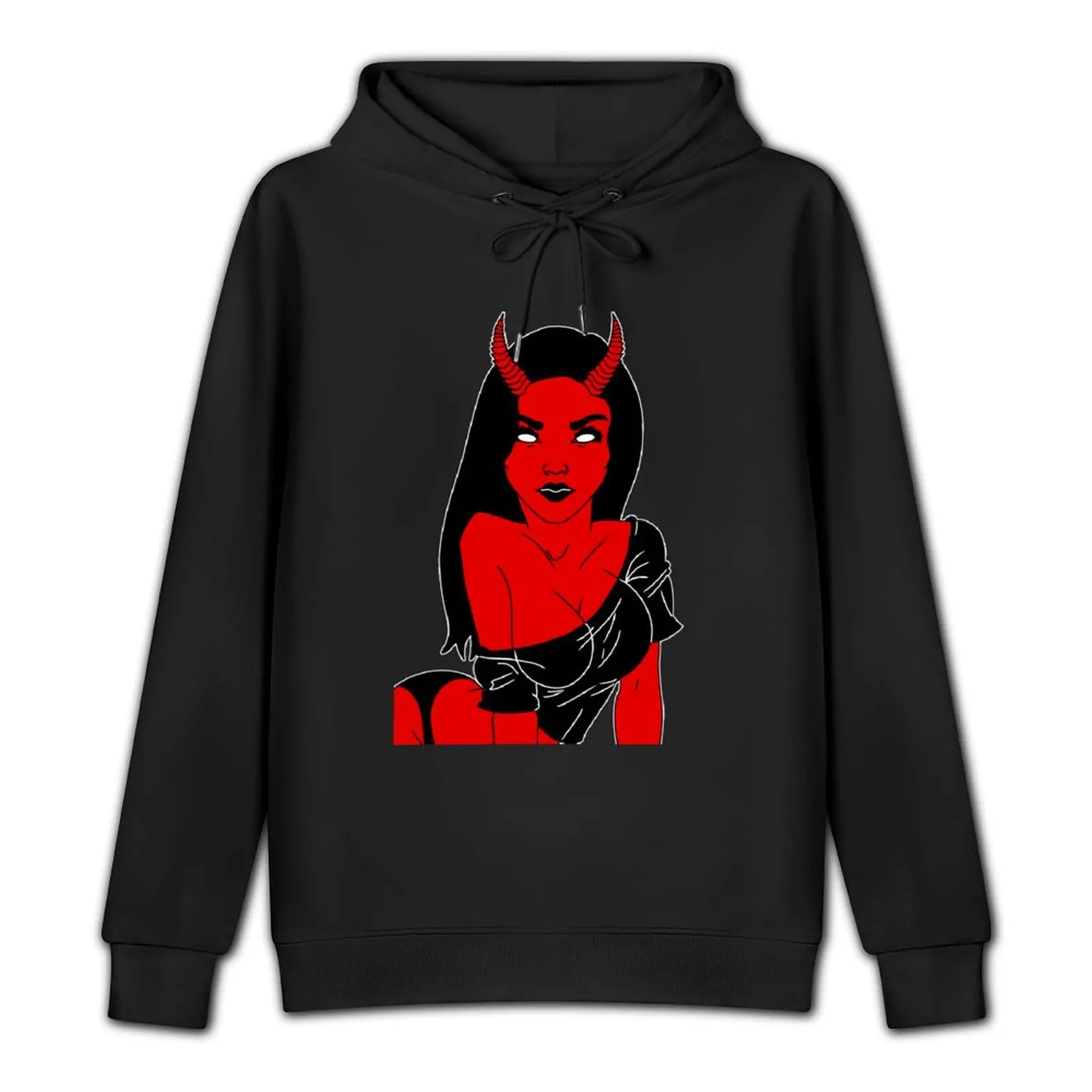 She Devil Pullover Hoodie winter clothes korean clothes japanese style men's sweat-shirt men's hoodie sweatshirt