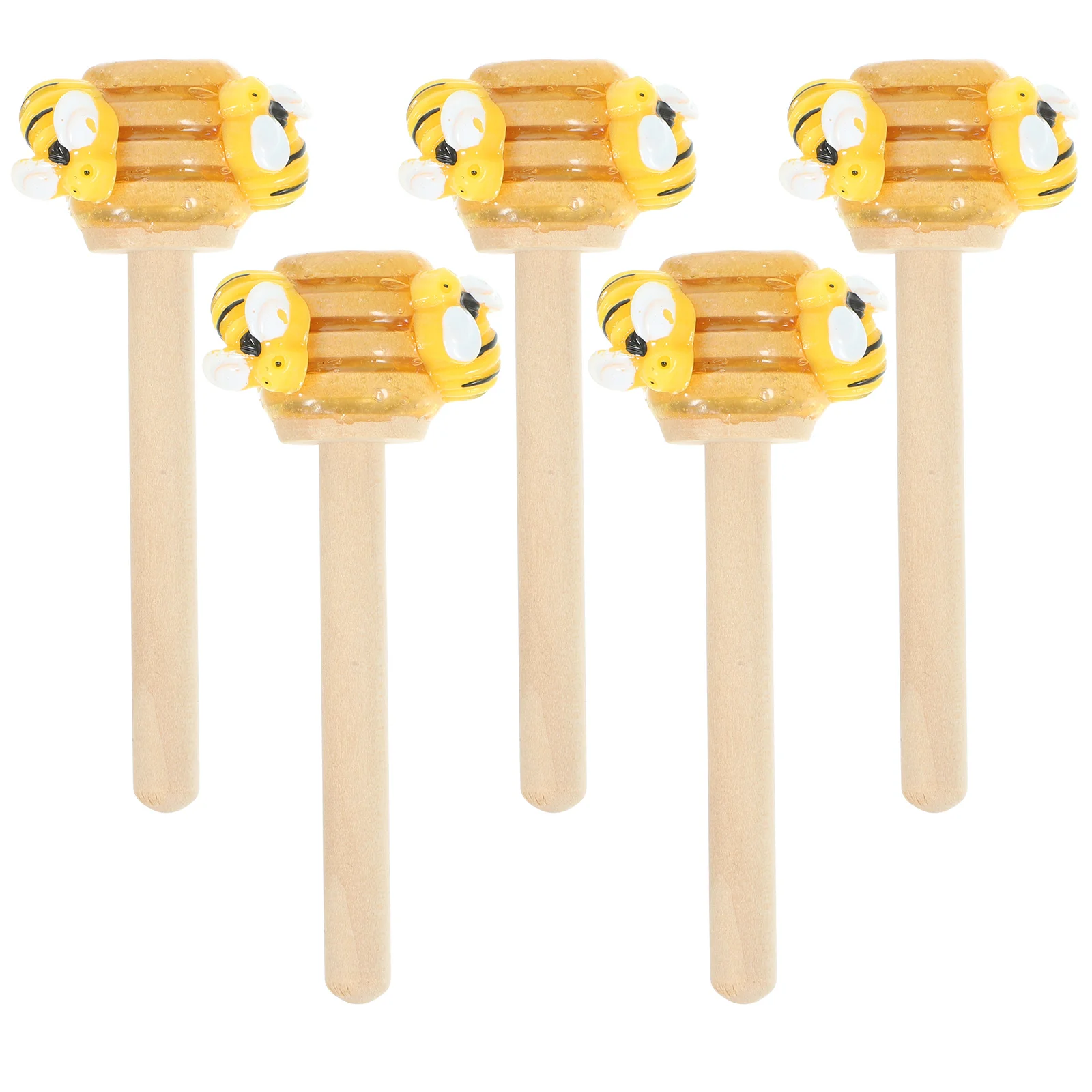 Bee Decorative Sticks Tiered Tray Kitchen Display Rack Wooden Sign Small Ornament Birthday Party Decorations Dipper Dollhouse