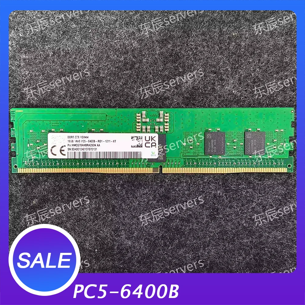 

1 шт. серверная память 16G 1RX8 PC5-6400B REGD DR5 HMCG78AHBRA292N
