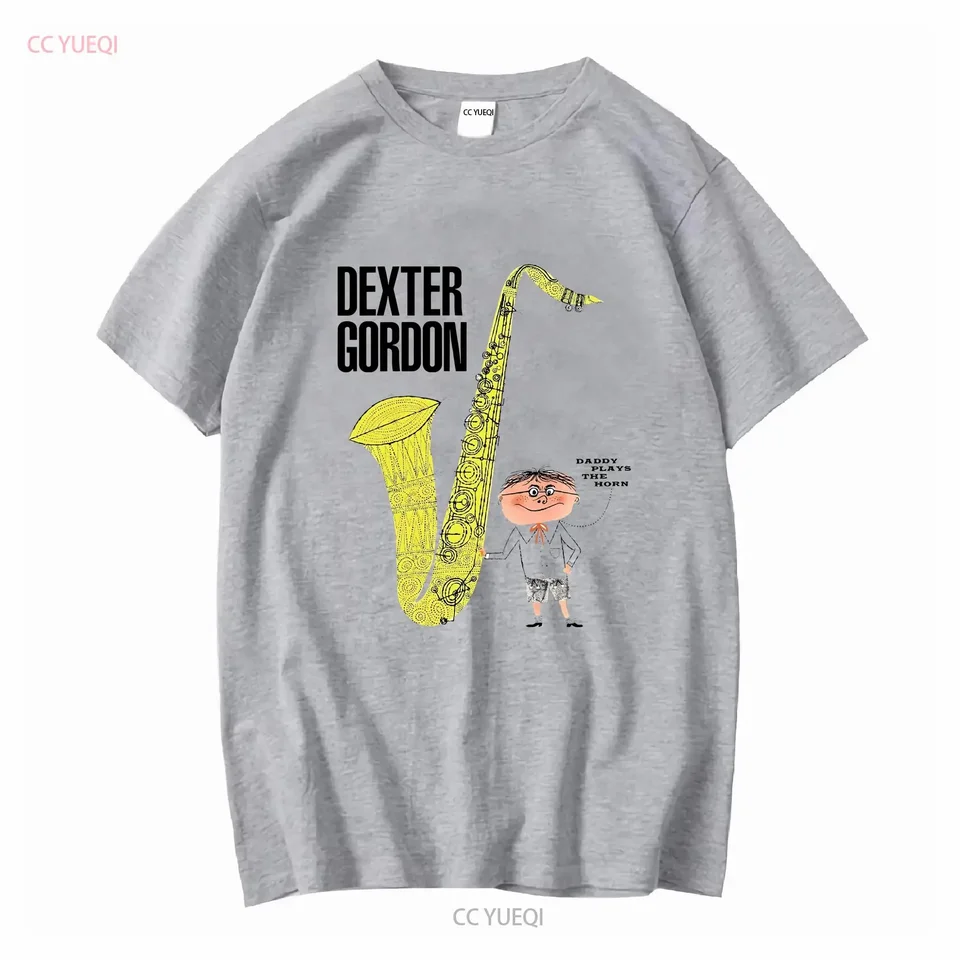 Vintage Dexter Gordon Jazz T-Shirt Men's Casual Print