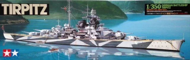 

TAMIYA Assembled Ship Model Kit 78015 German Tirpitz Battleship 1/350