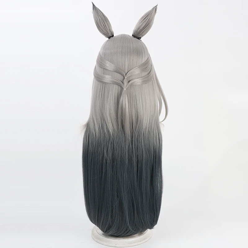 Anime Uma Musume Pretty Derby Symboli Creator Cosplay peluca orejas cola Cosplay fiesta de Halloween Prop pelo sintético + gorro de peluca