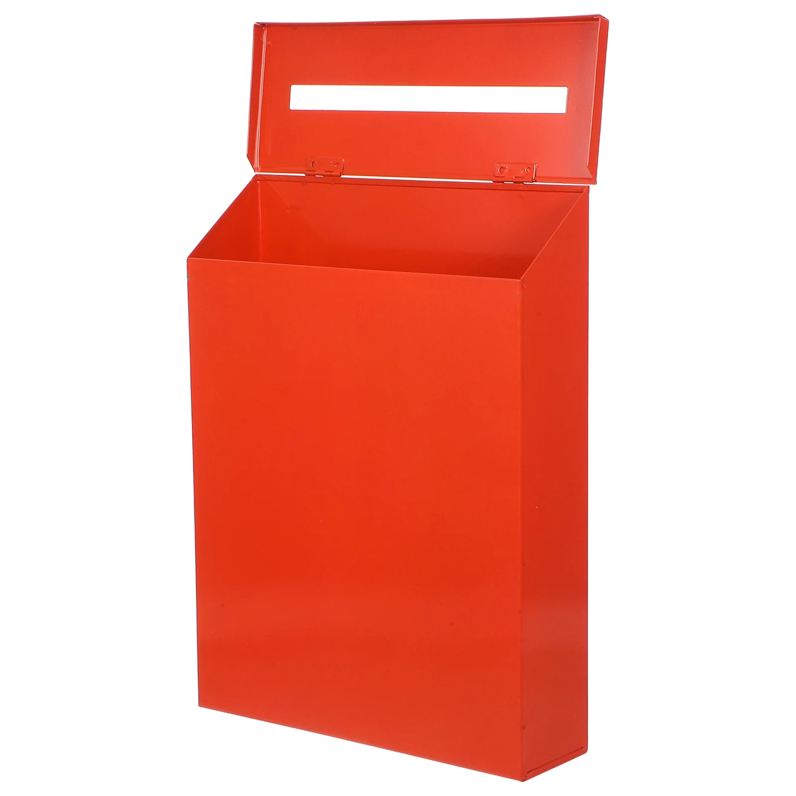

Retro Iron Mailbox Wall Mounted Home Office Decorative Tin Suggestion Box Large Capacity Waterproof Ballot Storage Metal