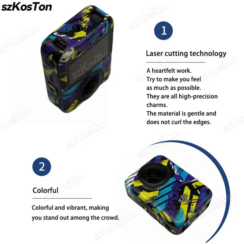 إطار الجسم طبقة رقيقة واقية لـ DJI OSMO 360 ملصق شارات مضاد للخدش والغبار لملحقات كاميرا DJI OSMO 360