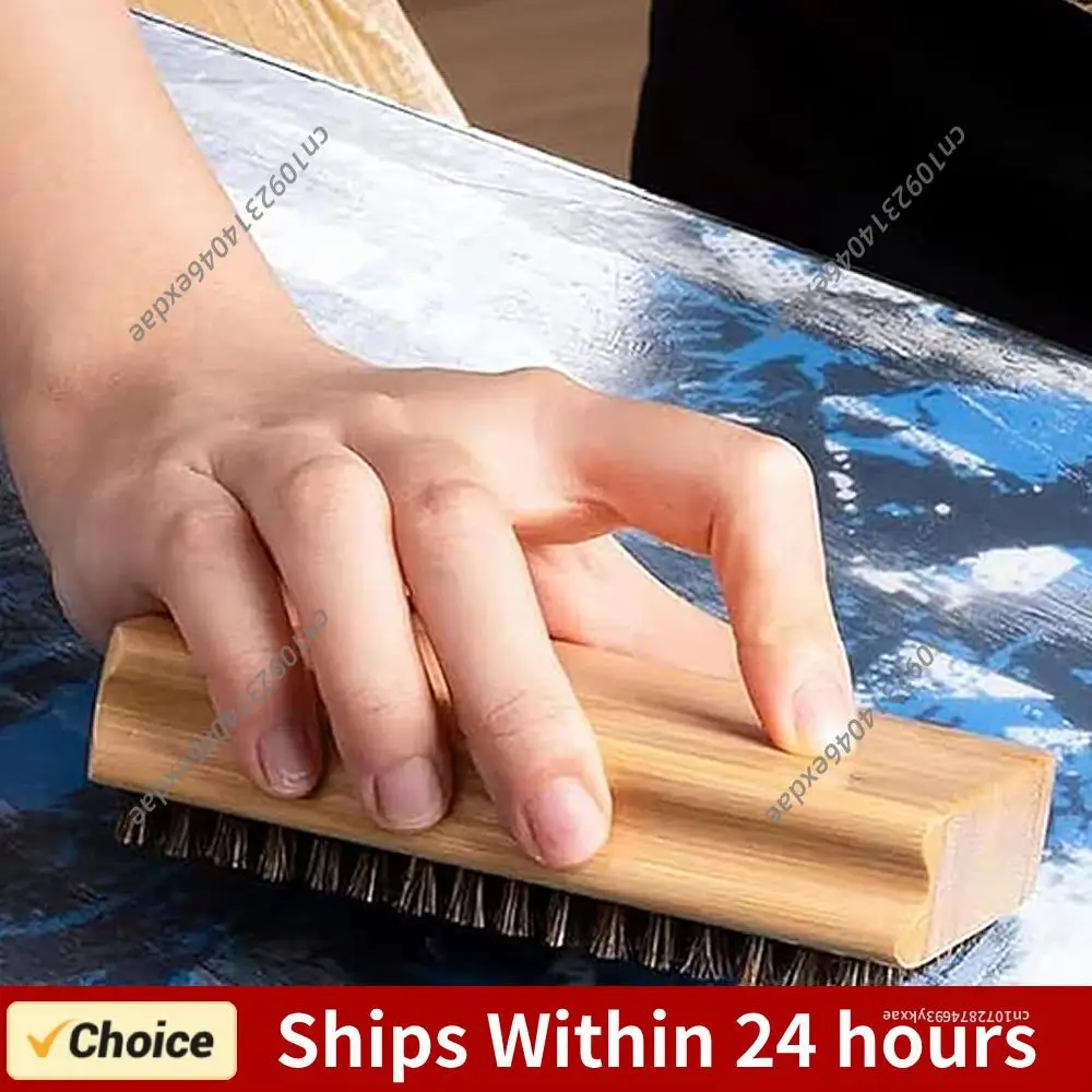 

3/6Pcs Ski Wax Brush Ergonomic Handle Ski Waxing Brush Kit Portable Ski Snowboard Tuning Brush for Outdoor Skiing