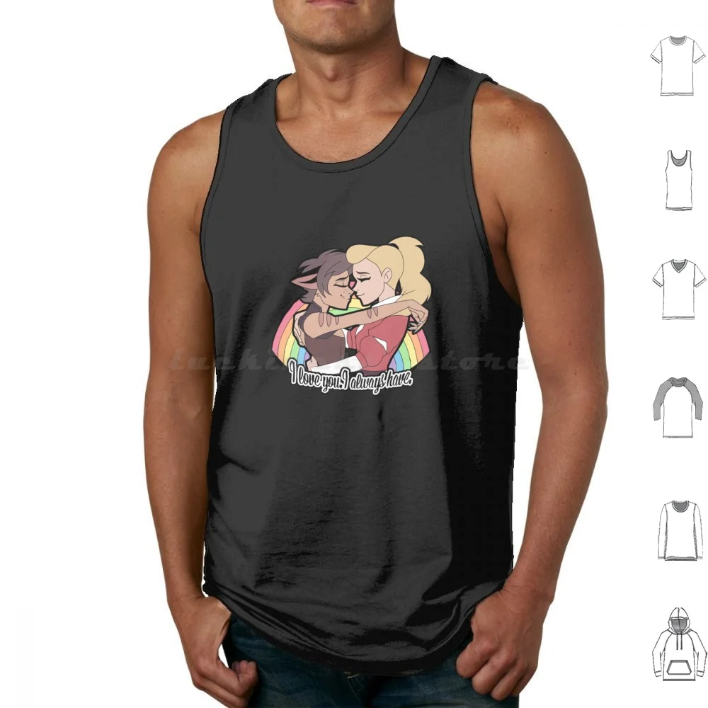 Classy Catra Tank Tops Print Cotton She Ra Shera Adora Catra Spop She Ra And The Princesses Of Power Catradora Cartoon