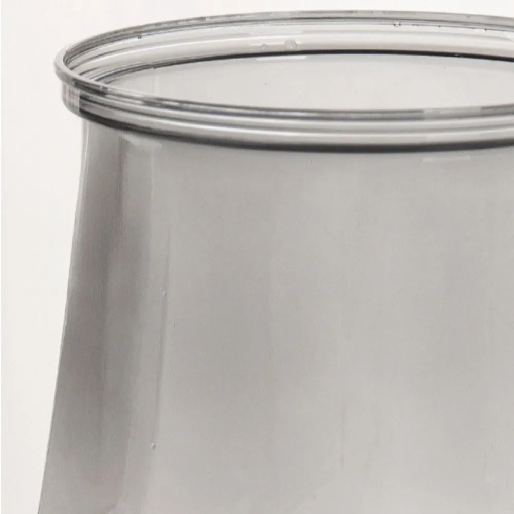 Fashion Self Watering Hydroponic Plants Pot Plastic Transparent Flowerpot Removable Mini Succulent Planter Tabletop Vase