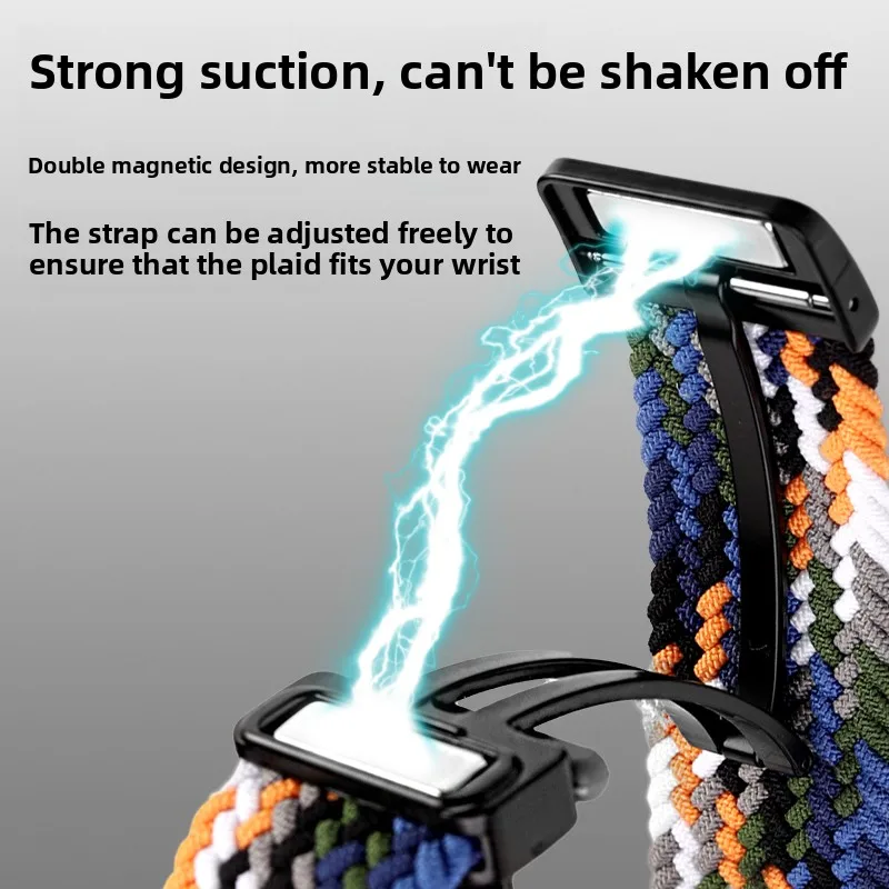 Эластичный нейлоновый тканый ремешок для часов Casio G-SHOCK Farmhouse Oak GA-2100/2110 GM-2100, магнитный ремешок для часов, аксессуары для браслета