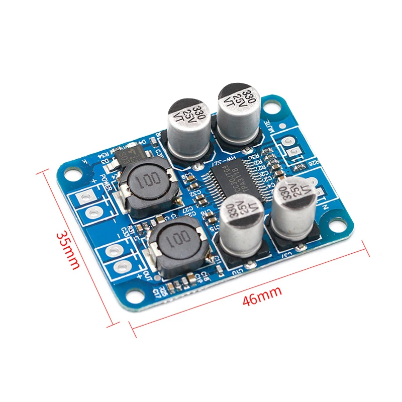 10PCS 32PIN CHIP DC 12V-24V TPA3118 60W Mono Digital Audio Power Amplifier Board Amp Module 32P Chip Original Chip