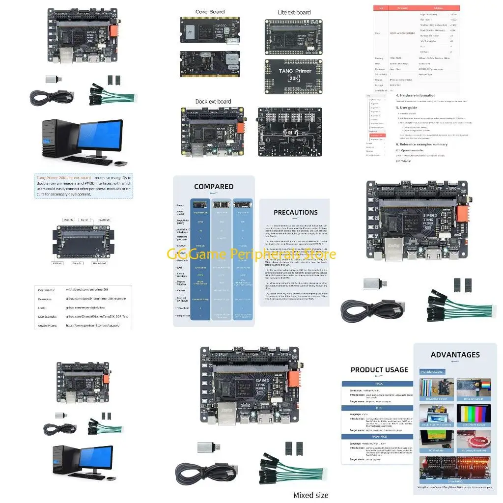 

U55B Primer 20K FPGA Development Board for Advanced DSP Onboard- USB-JTAG & UART