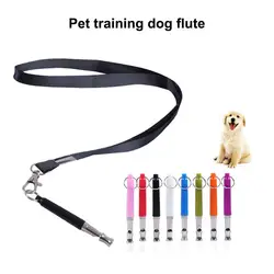 Professional Ultrasonic Dog Whistle Effective Dog Training Whistle with Lanyard Rust-proof Dog Whistles Pet Training Aid