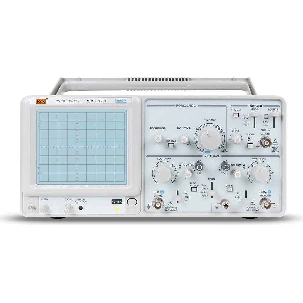 Analog oscilloscope dual-trace analog oscilloscope measuring instrument precision dual-channel oscilloscope MOS620CH