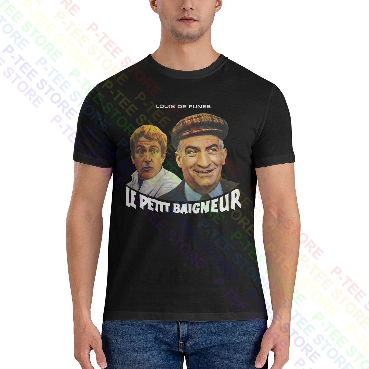 The Little Bather V2, Louis De Funes 1968 Shirt T-shirt Vtg Design Novelty Best Quality Tee