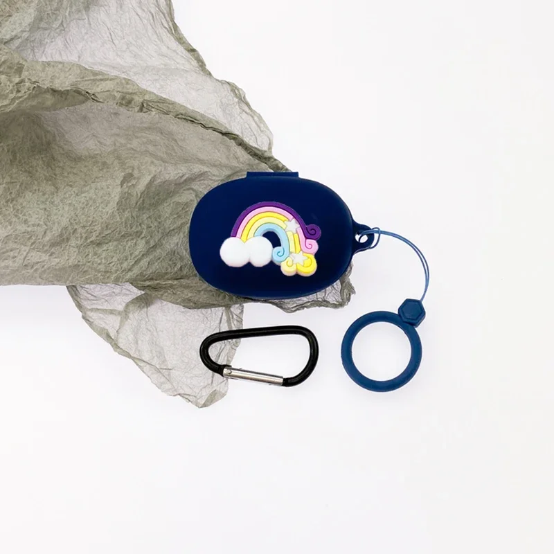 Caso dos desenhos animados para Honor TiinLab Cachorro bonito Gato Flor Anel Anti-Drop Protect Capa de fone de ouvido Silicone Caixa de acessórios para fones de ouvido