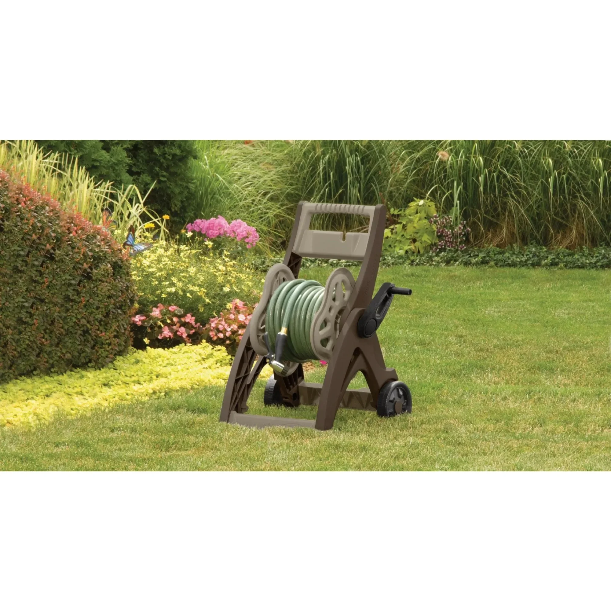 chariot-a-enrouleur-de-tuyau-gris-taupe-de-175-pieds-systeme-d'arrosage-portable-avec-roues-pour-jardin-cour-solution-d'irrigation-pour-soins-de-pelouse