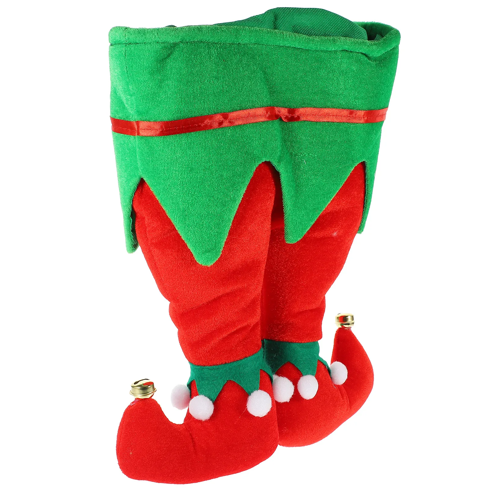 

Christmas Hat Elf Style Clown Hat Decoration Gift Reusable Polyester Material Festive Atmosphere Christmas Party Hats
