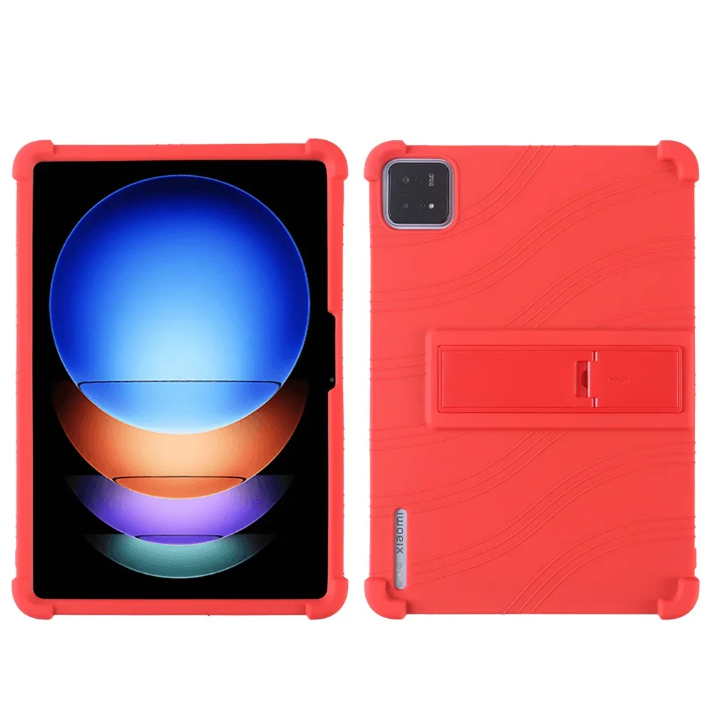 Capa protetora resistente à prova de choque e alto impacto com suporte para xiaomi pad 6s pro case12.4 "tablet pc capa macia funda